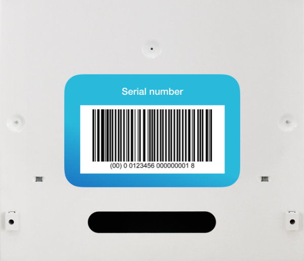 Barcode EAN QR label serial number